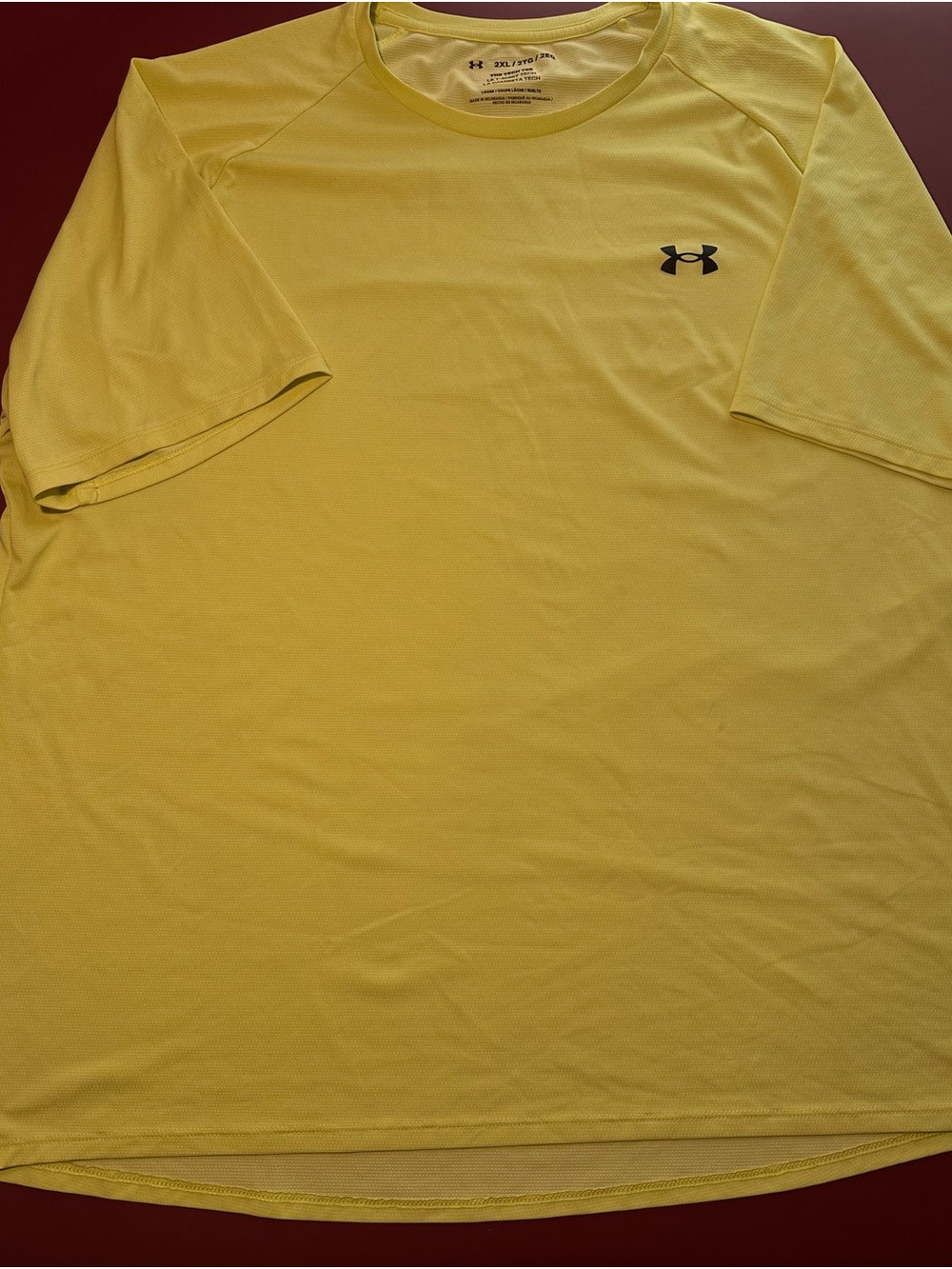 Under Armour Men’s Light Yellow Short Sleeve Performance Tee